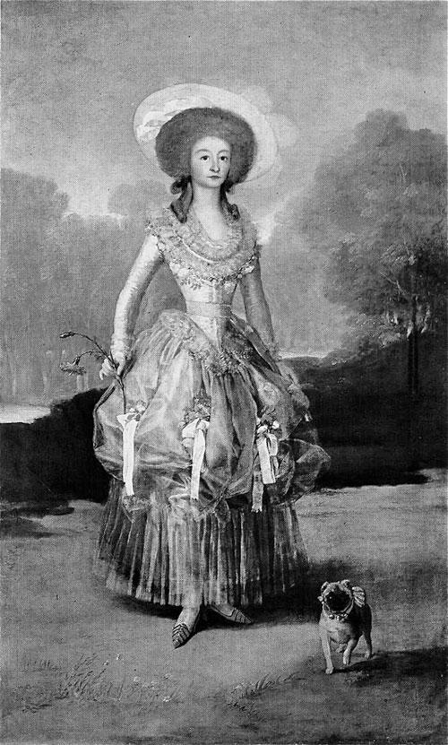 La Marquesa de Pontejos after Francisco de Goya